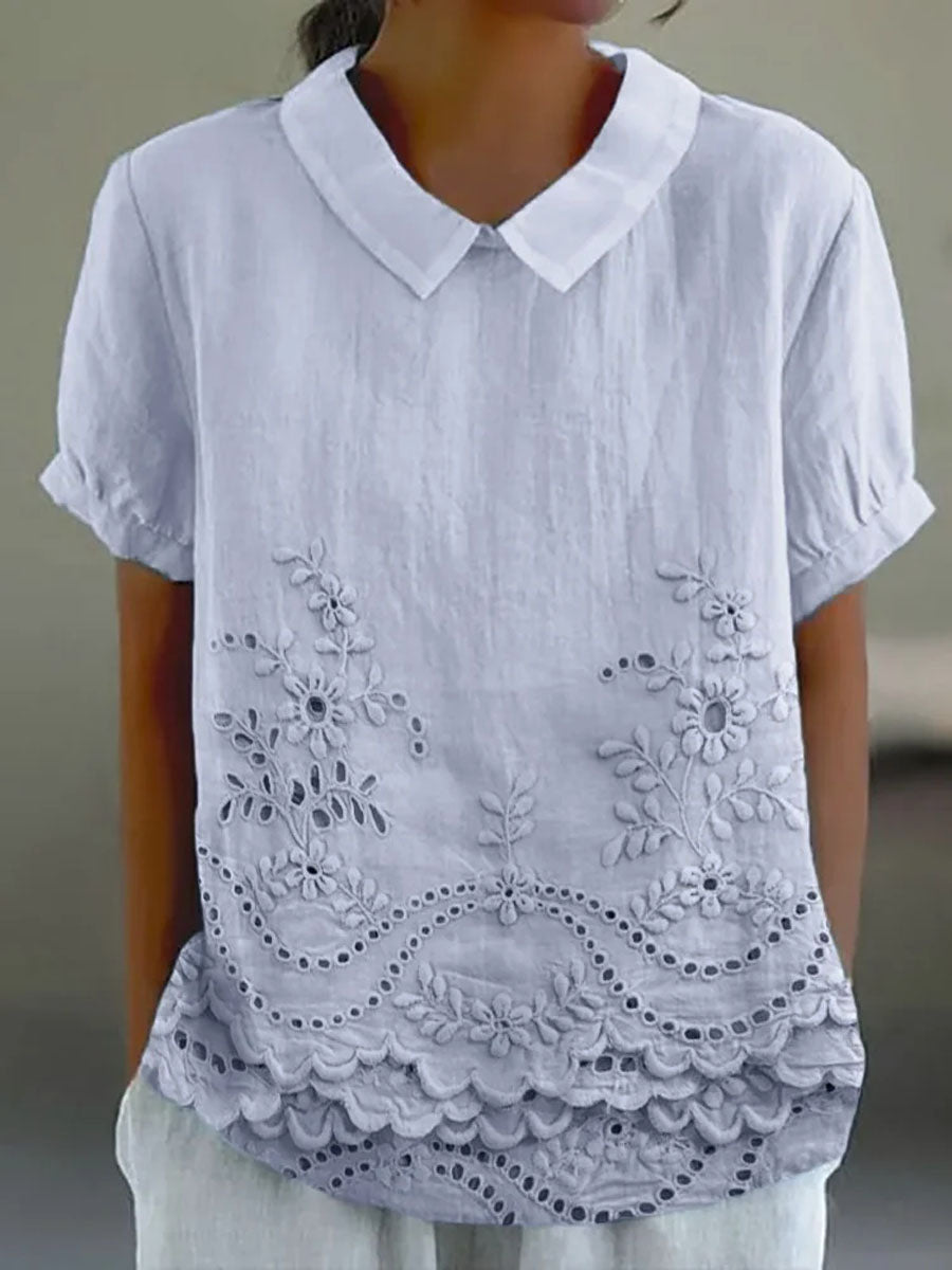 Matilda | Embroidered Relaxed Blouse