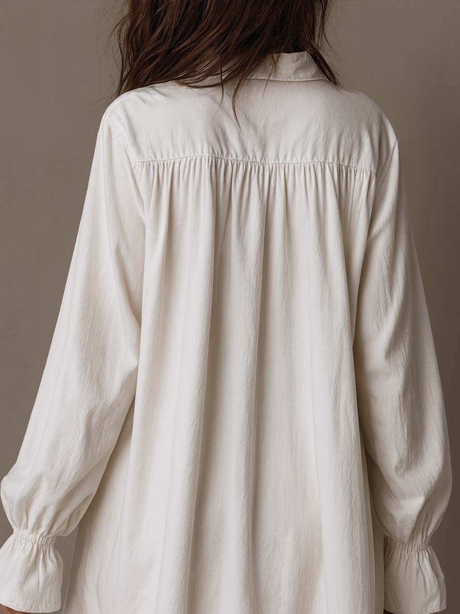 Matilda | Bohemian Lace Shirt Dress