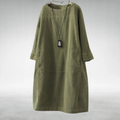Janine | Soft & Comfortable Relaxed Midi Dress