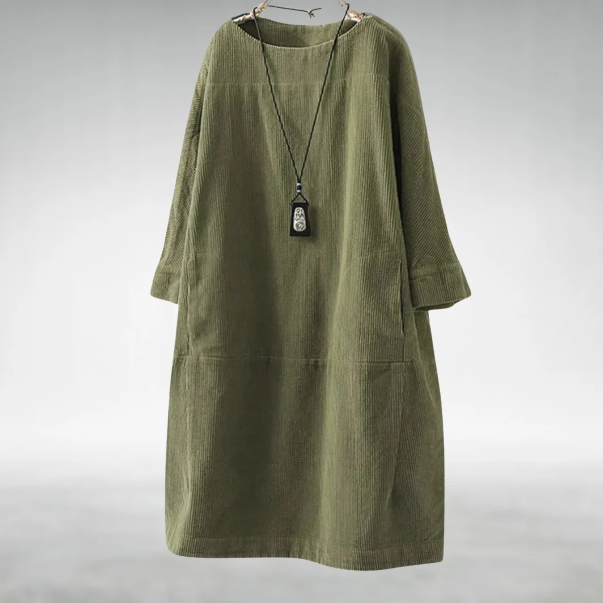 Janine | Soft & Comfortable Relaxed Midi Dress