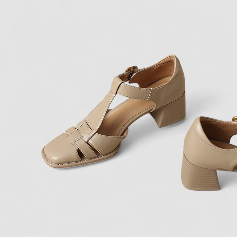 Georgia | Low Heel T-Bar Mary Janes