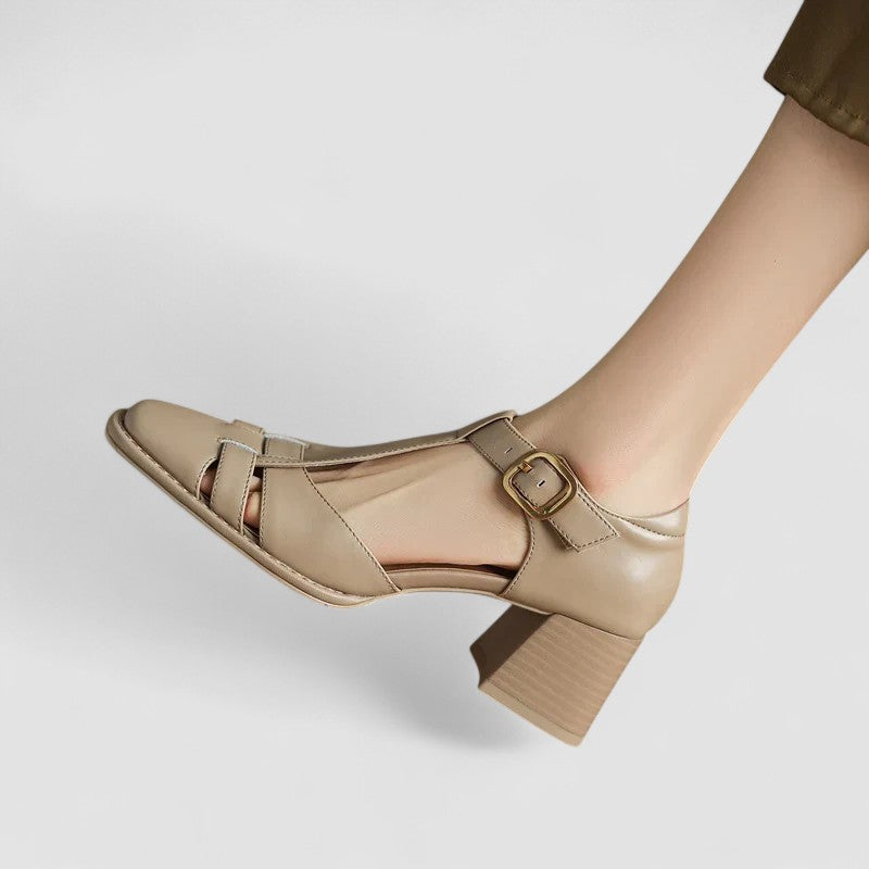 Georgia | Low Heel T-Bar Mary Janes