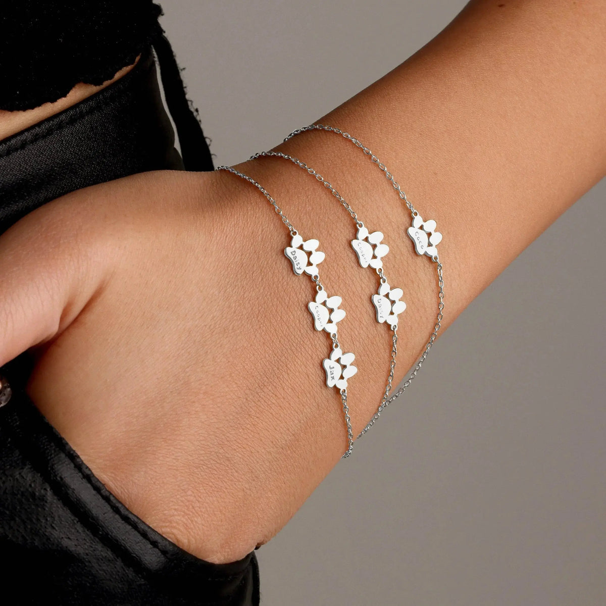 Millie | Personalised Paw Print Bracelet