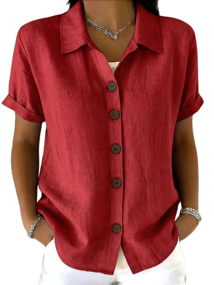 Merryn | Relaxed Button Blouse