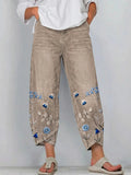 Elowen | Floral Embroidered Relaxed Pants
