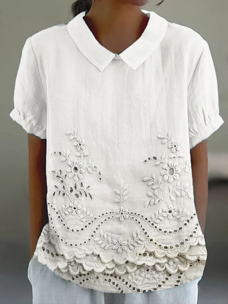 Matilda | Embroidered Relaxed Blouse