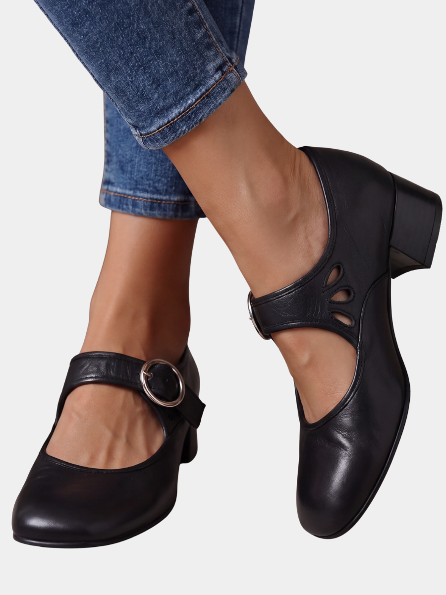 Sheryl | Genuine Leather Orthopaedic Heels