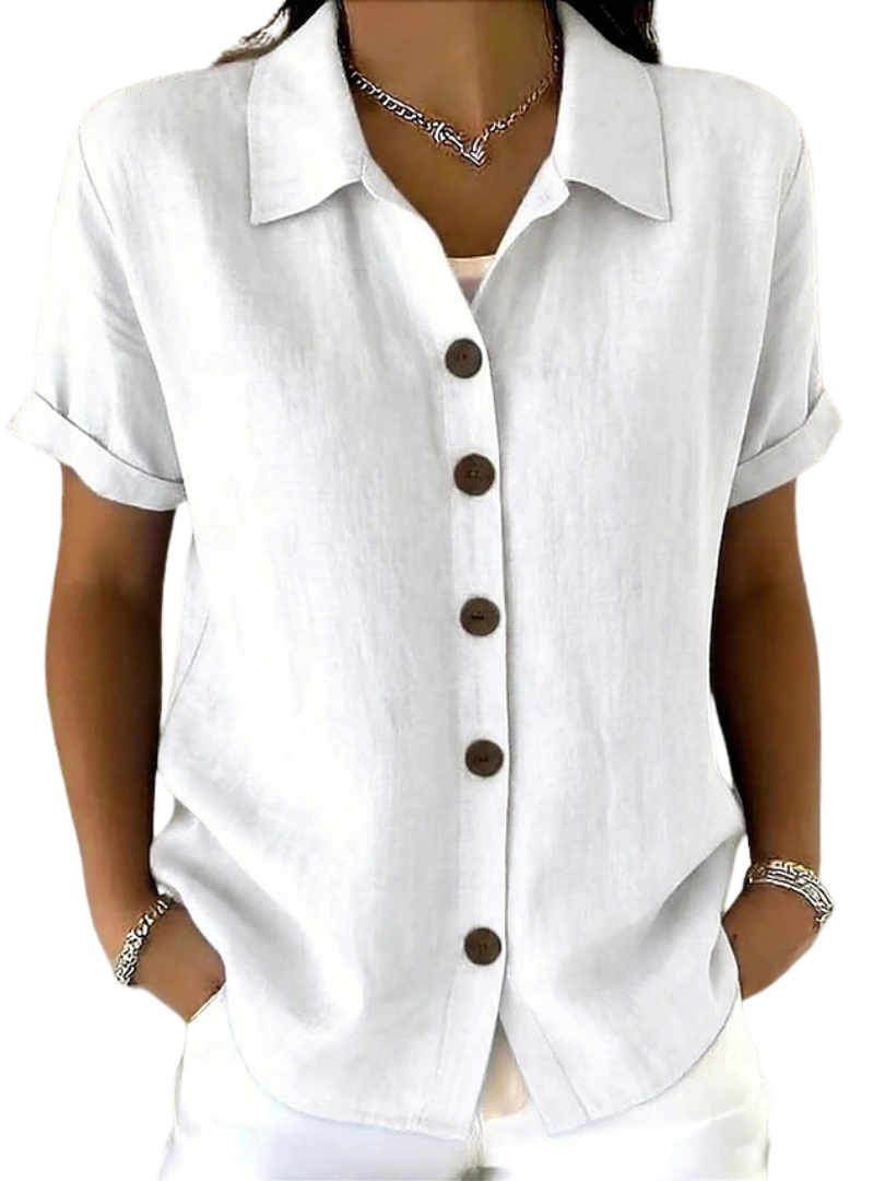 Merryn | Relaxed Button Blouse