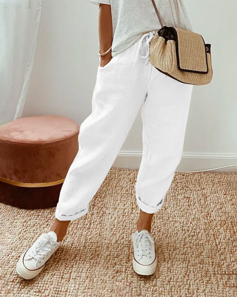 Bronte | Relaxed Linen Trousers