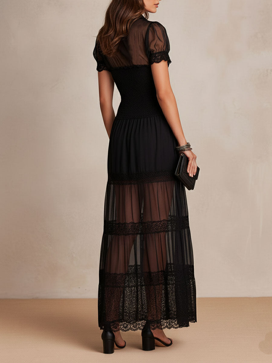 Sophie | Lace Detail Maxi Dress