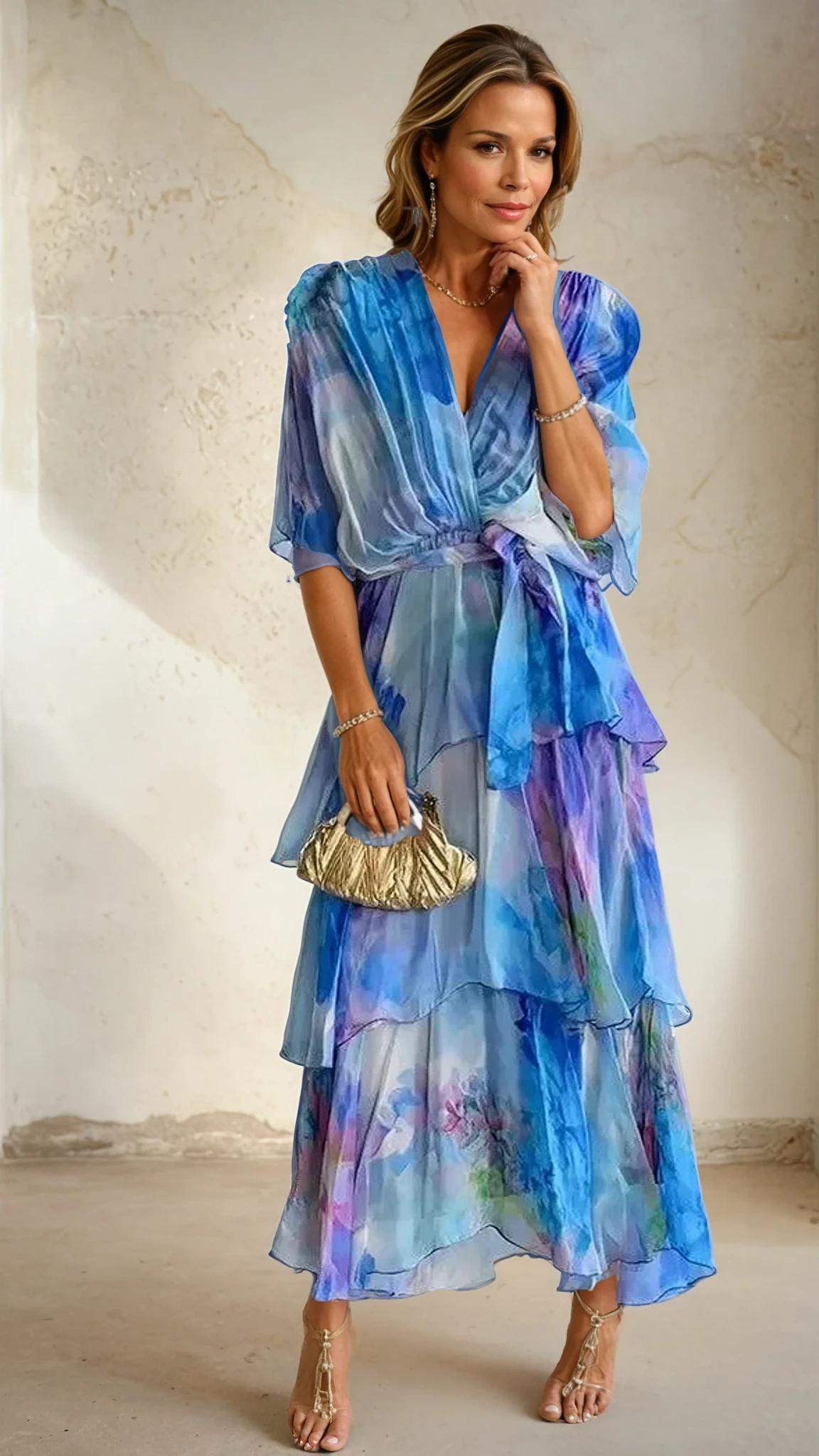 Alana | Floral Wrap Midi Dress