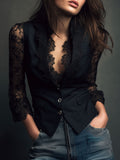 Eliza | Lace Detail Blazer