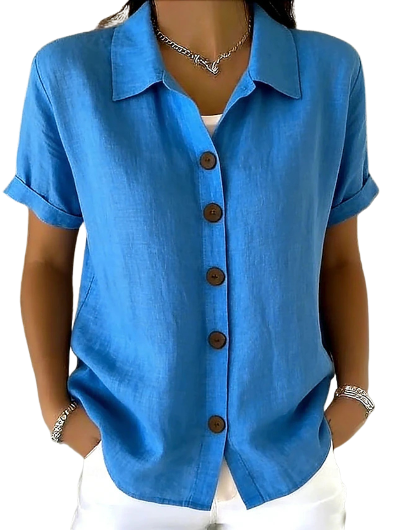 Merryn | Relaxed Button Blouse