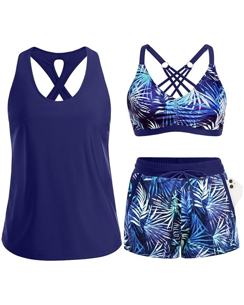 Skye | 3-Piece Tankini Swim Set