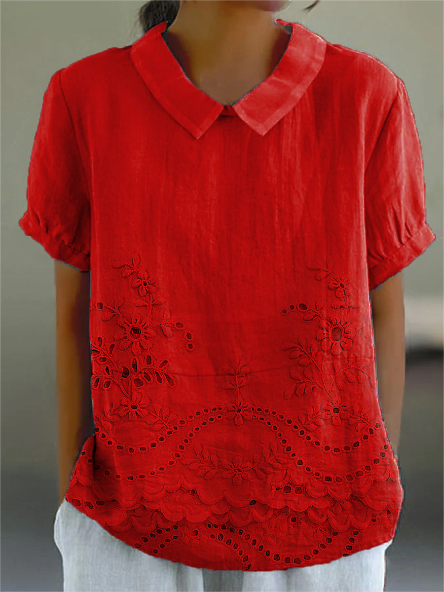 Matilda | Embroidered Relaxed Blouse