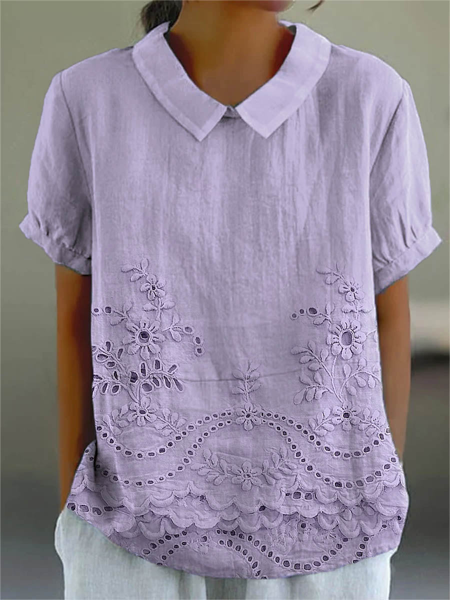 Matilda | Embroidered Relaxed Blouse