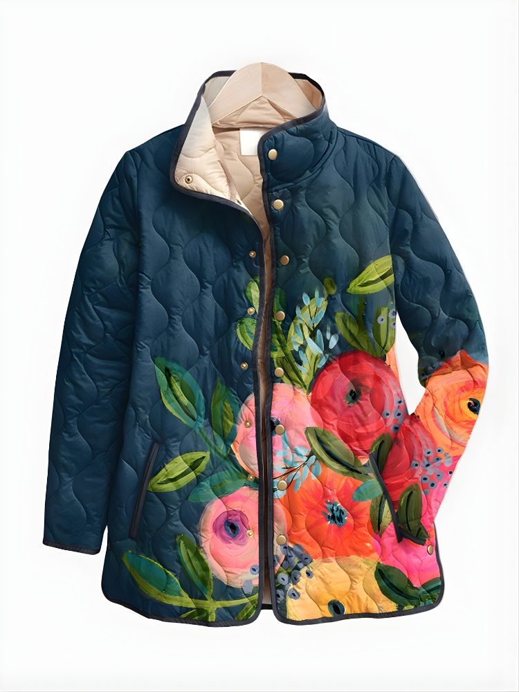 Tahlia | Floral Quilted Jacket