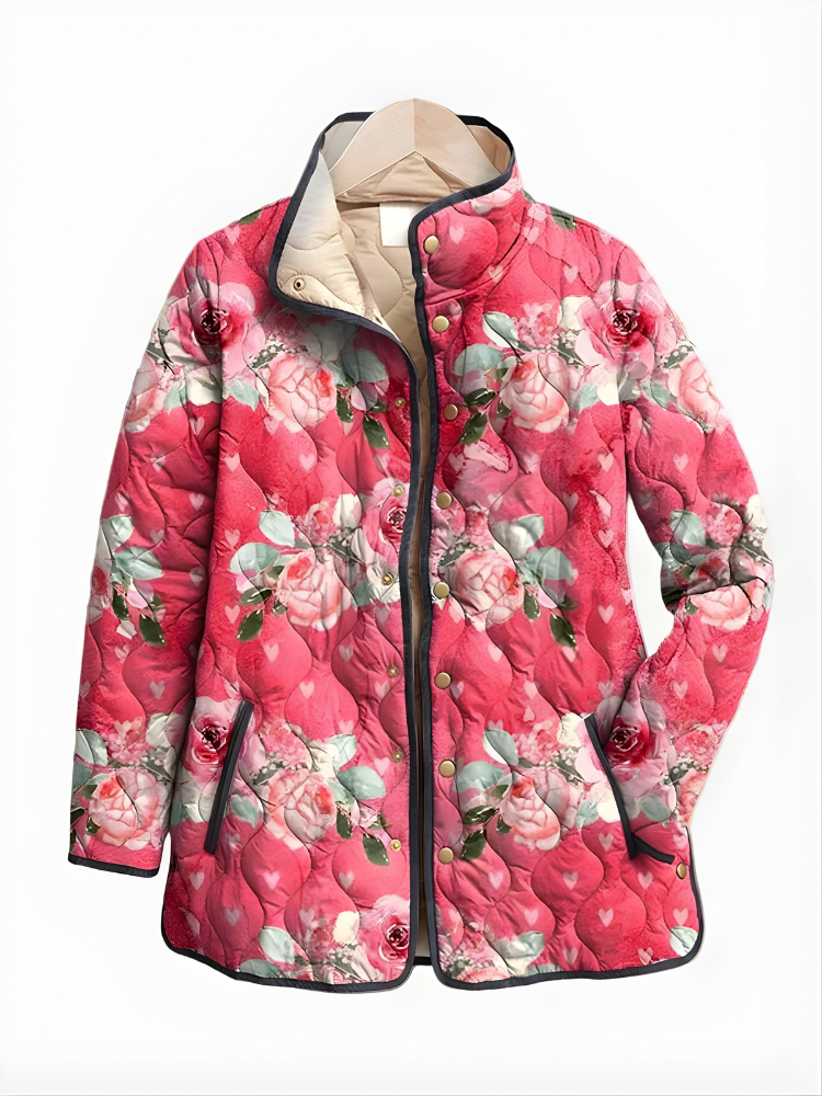 Tahlia | Floral Quilted Jacket