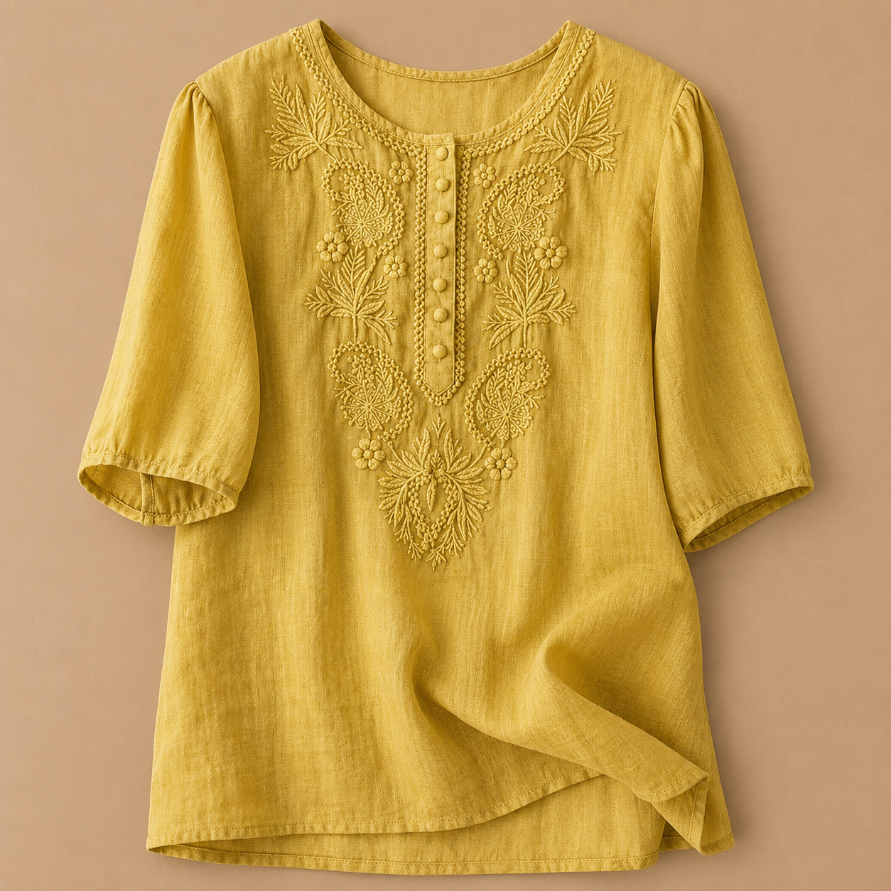 Veronique | Embroidered Relaxed Blouse