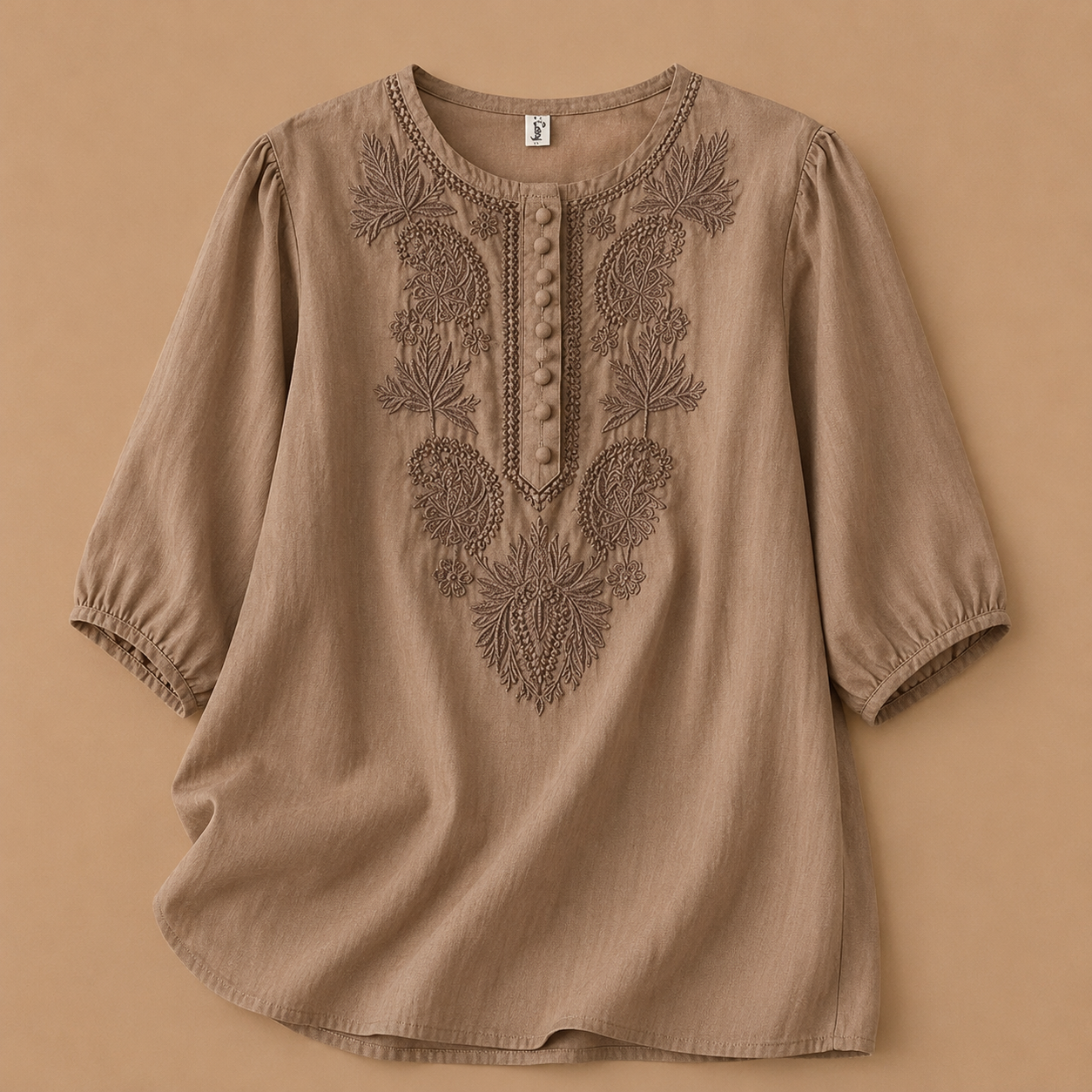 Veronique | Embroidered Relaxed Blouse