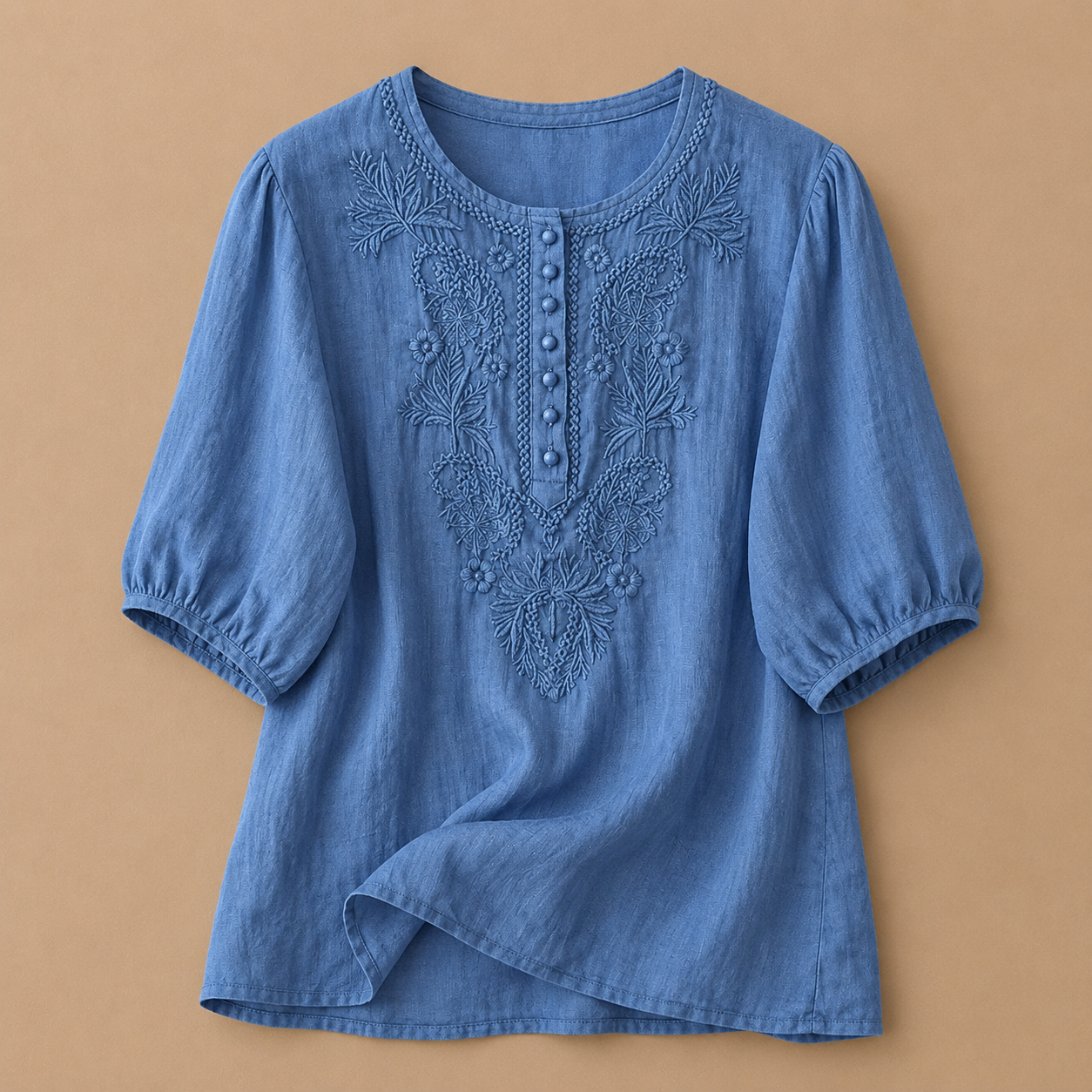 Veronique | Embroidered Relaxed Blouse