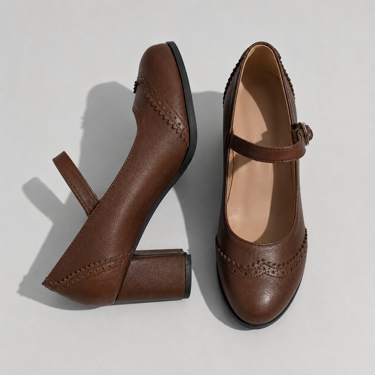 Belinda | Orthopaedic Mary Jane Block Heels