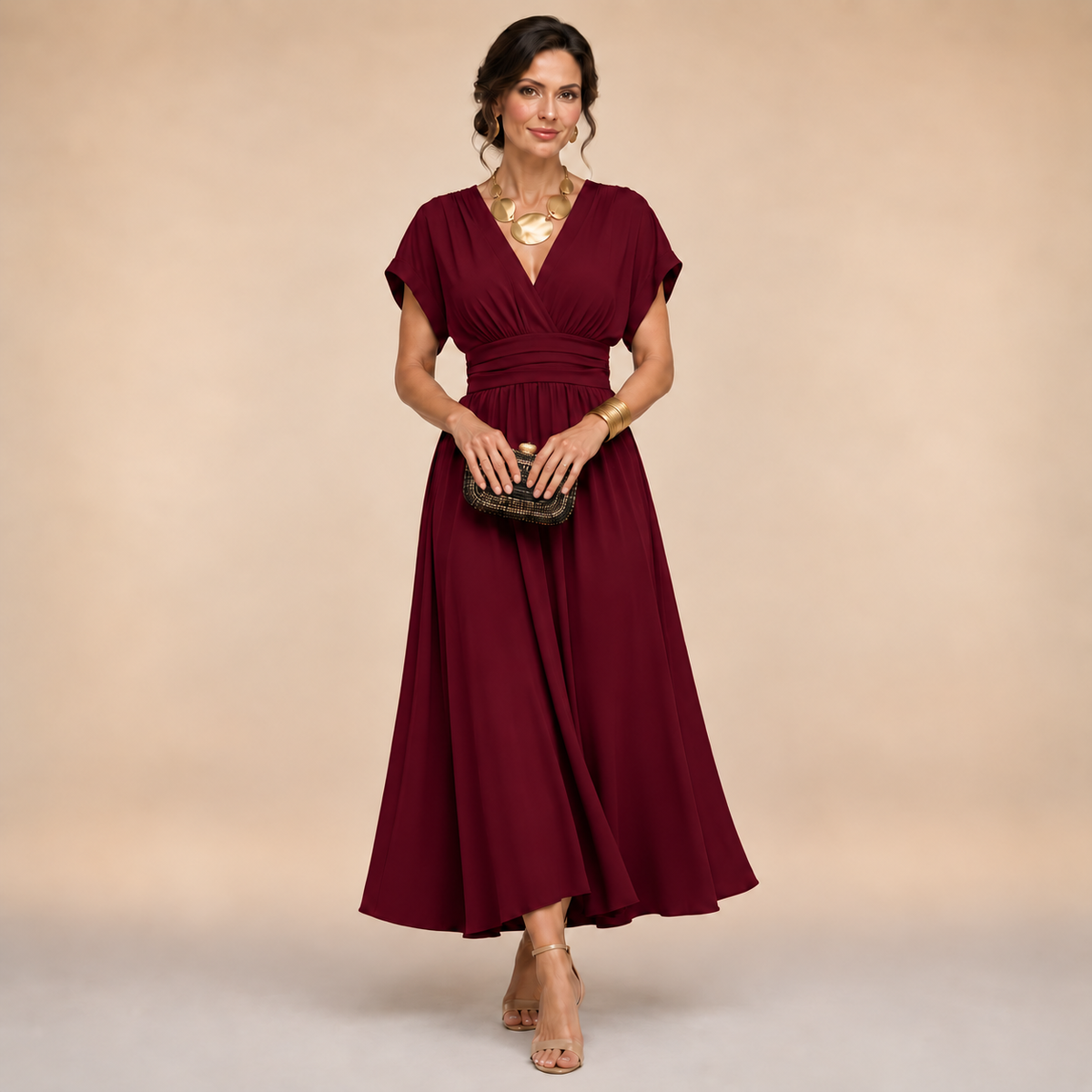 Matilda | Wrap Midi Dress
