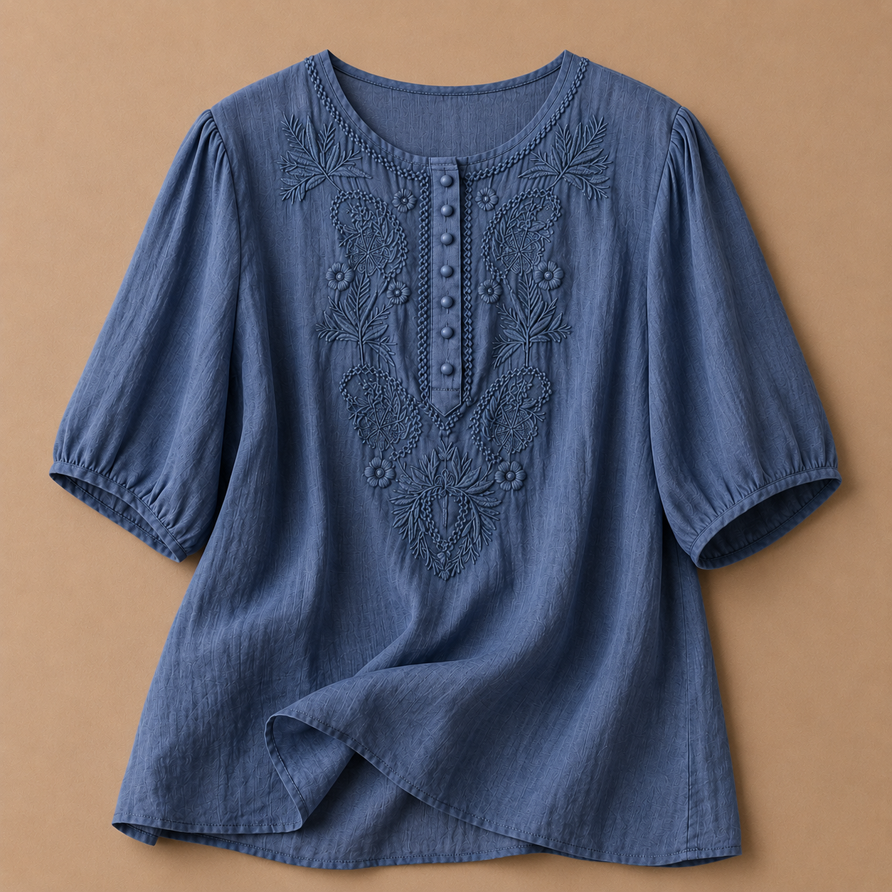 Veronique | Embroidered Relaxed Blouse