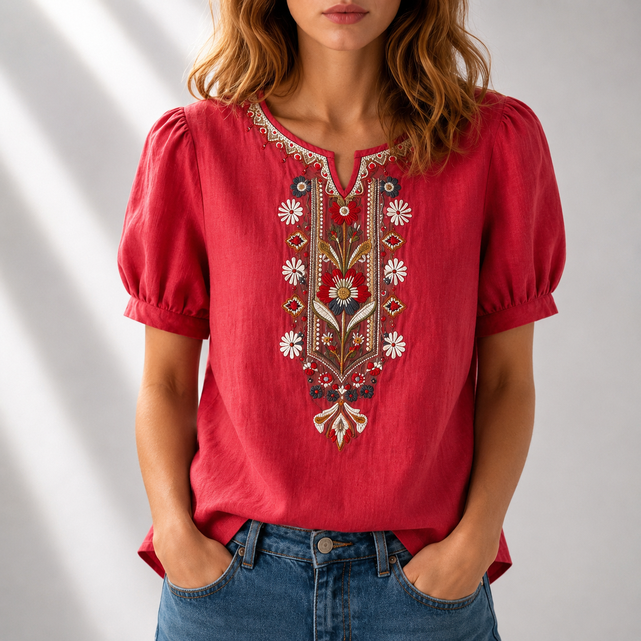 Tahlia | Embroidered Blouse
