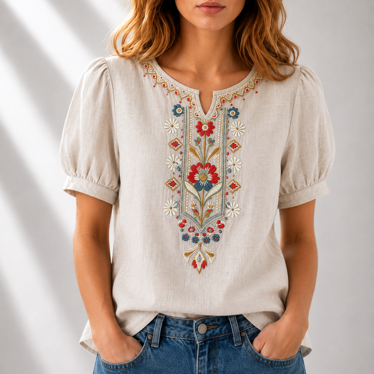 Tahlia | Embroidered Blouse