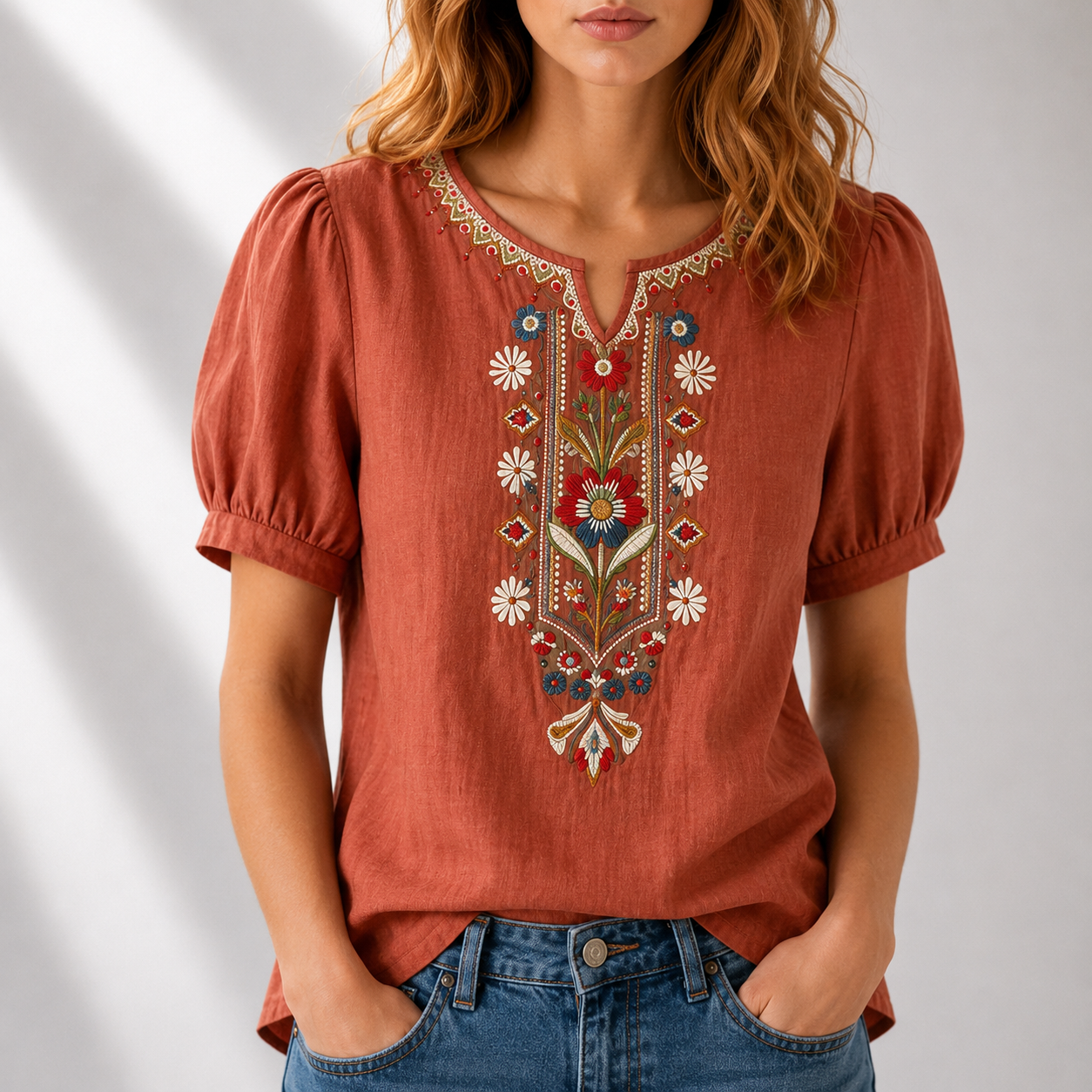Tahlia | Embroidered Blouse