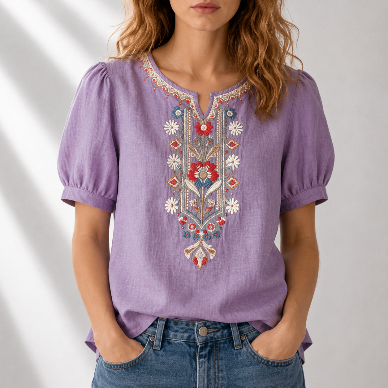 Tahlia | Embroidered Blouse