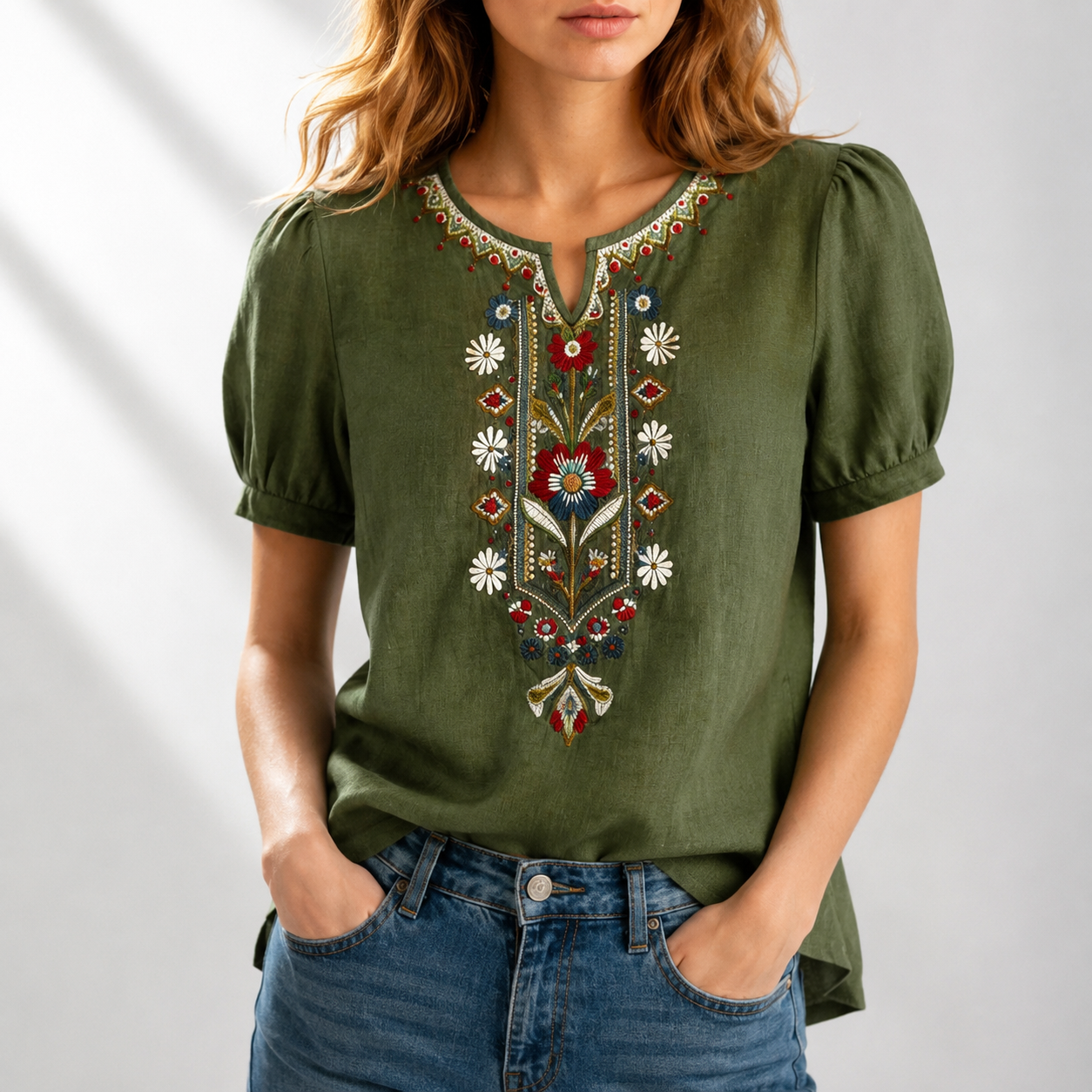 Tahlia | Embroidered Blouse