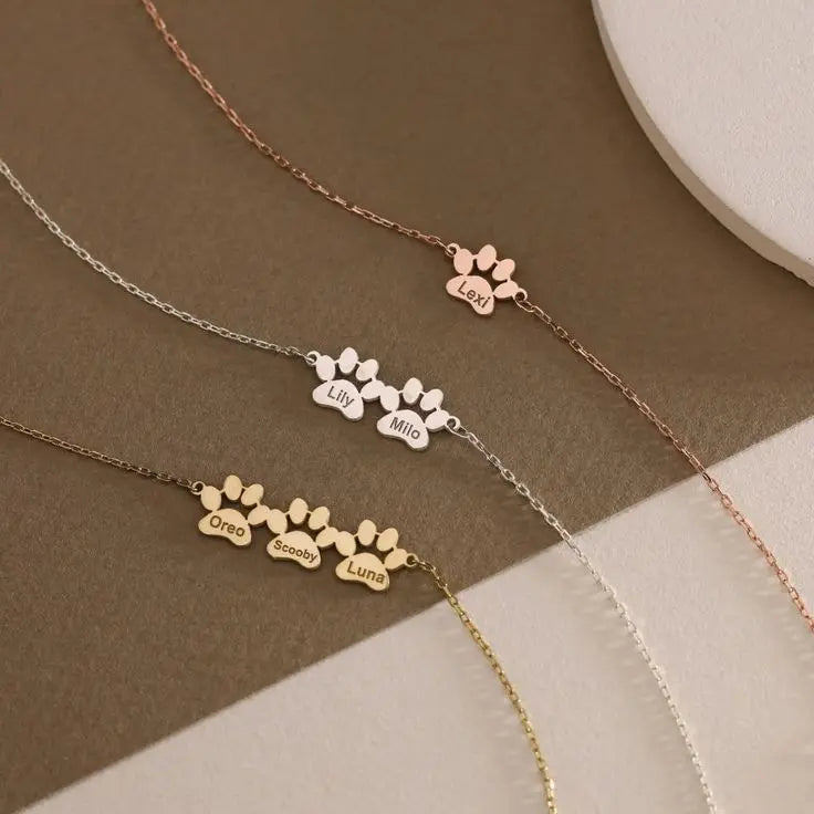 Millie | Personalised Paw Print Bracelet