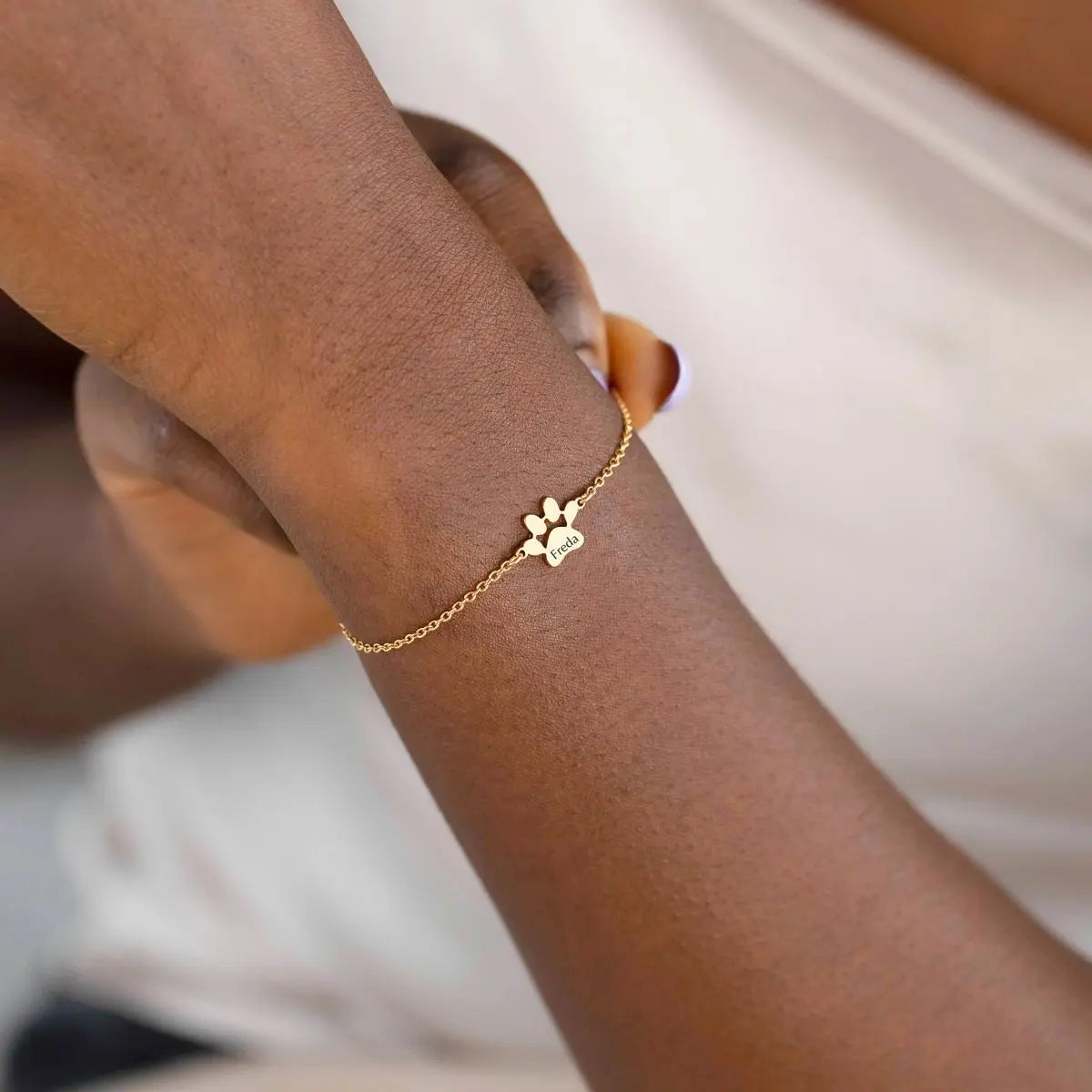 Millie | Personalised Paw Print Bracelet