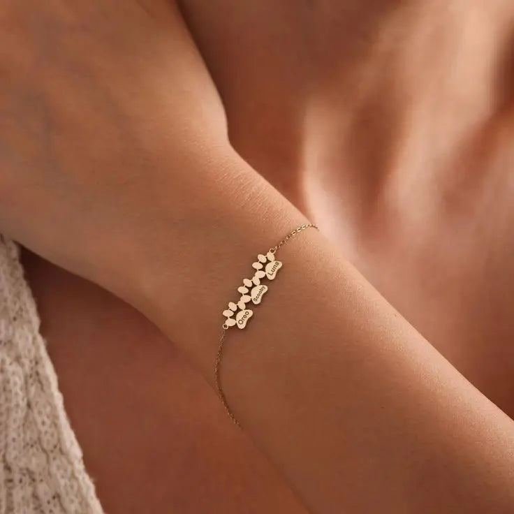 Millie | Personalised Paw Print Bracelet
