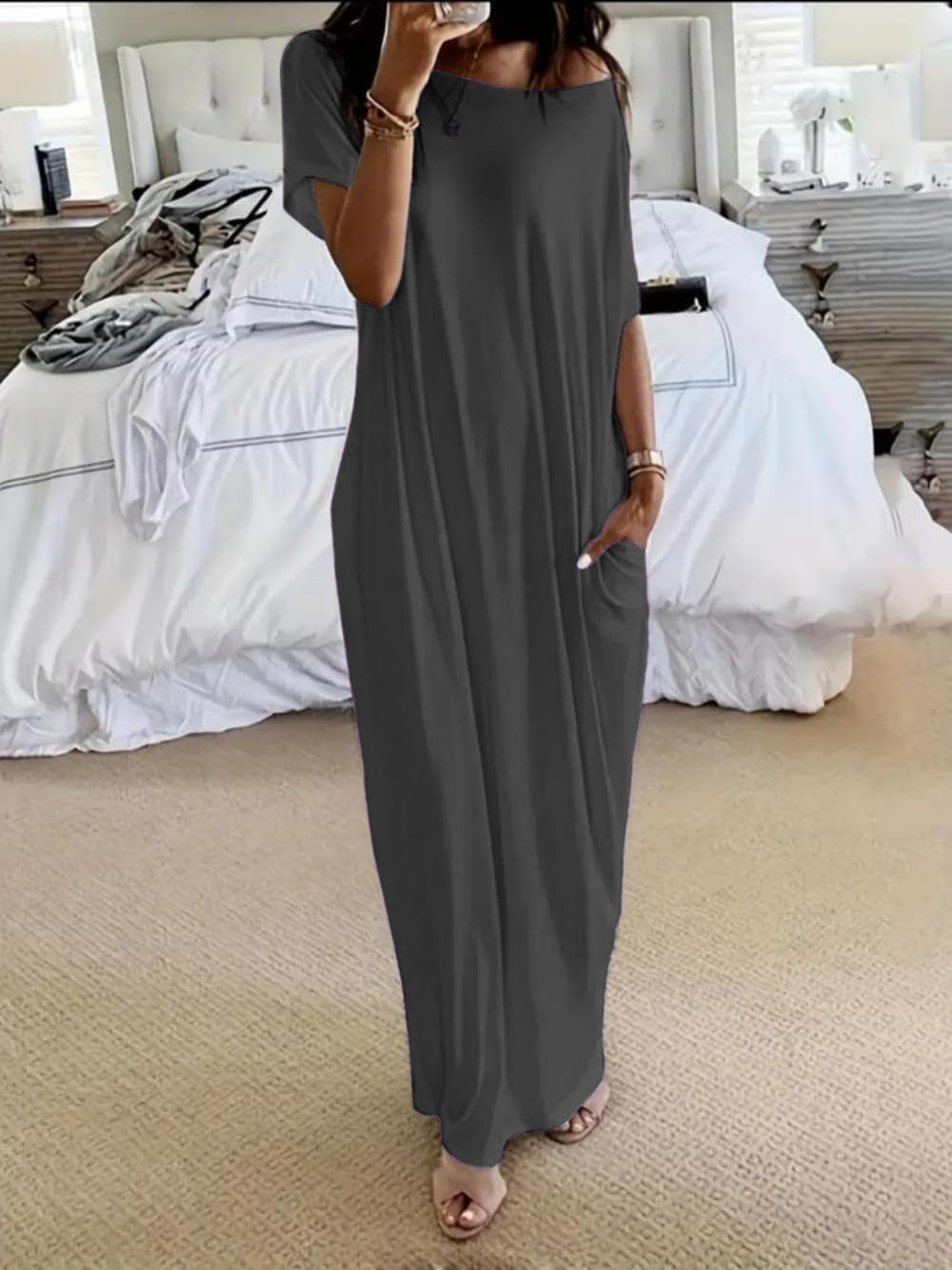 Kirra | Relaxed Pocket Maxi Dress