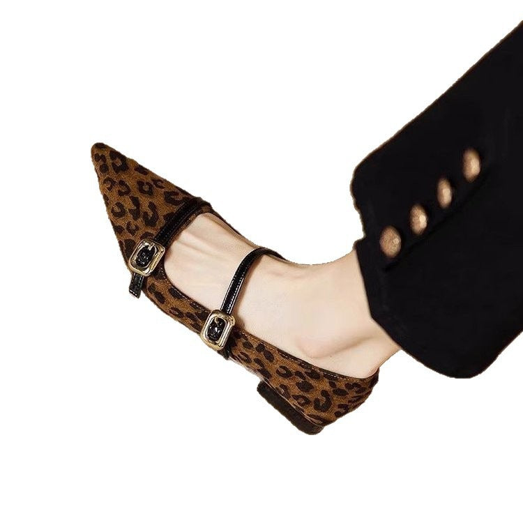 Tilly | Double-Strap Pointed Flats