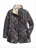REINA™ | Quilted Jacket with Vintage Floral Print