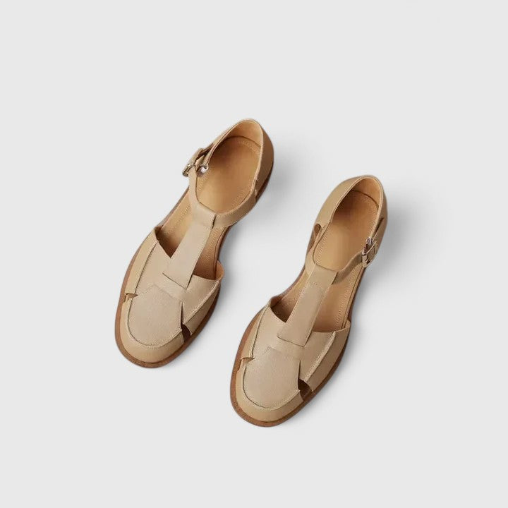 Isla | Closed Toe T-Bar Sandals