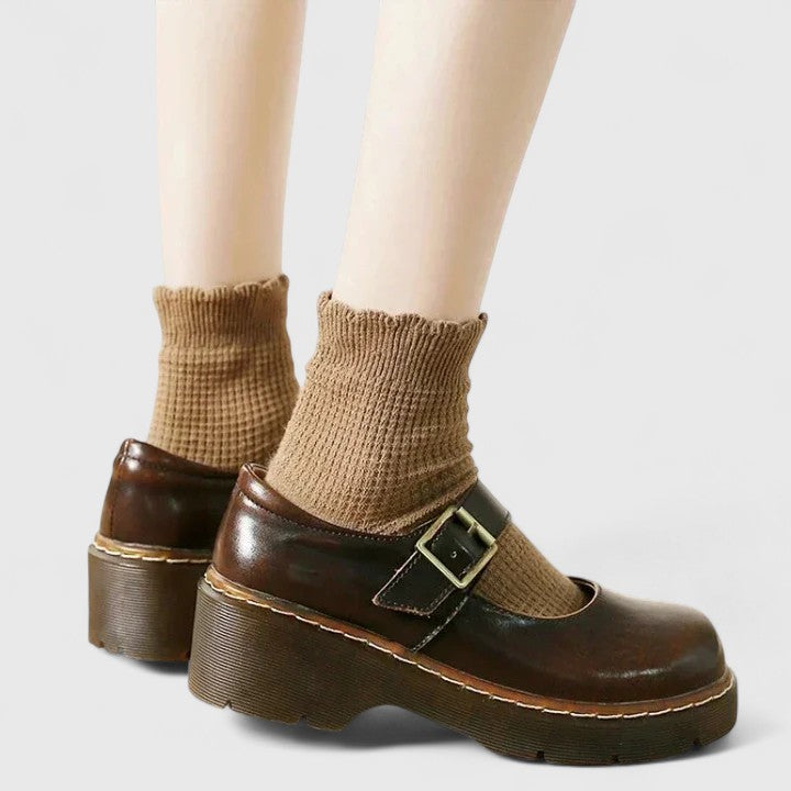 Maisie | Chunky Platform Mary Jane Shoes