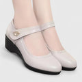 Poppy | Comfort Wedge Mary Jane Shoes