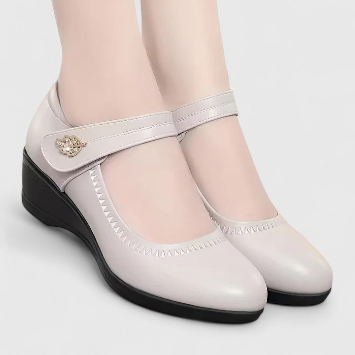 Ivy | Wedge Mary Jane Shoes