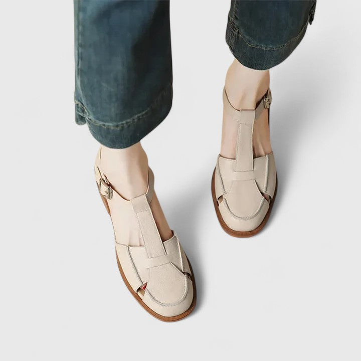 Isla | Closed Toe T-Bar Sandals