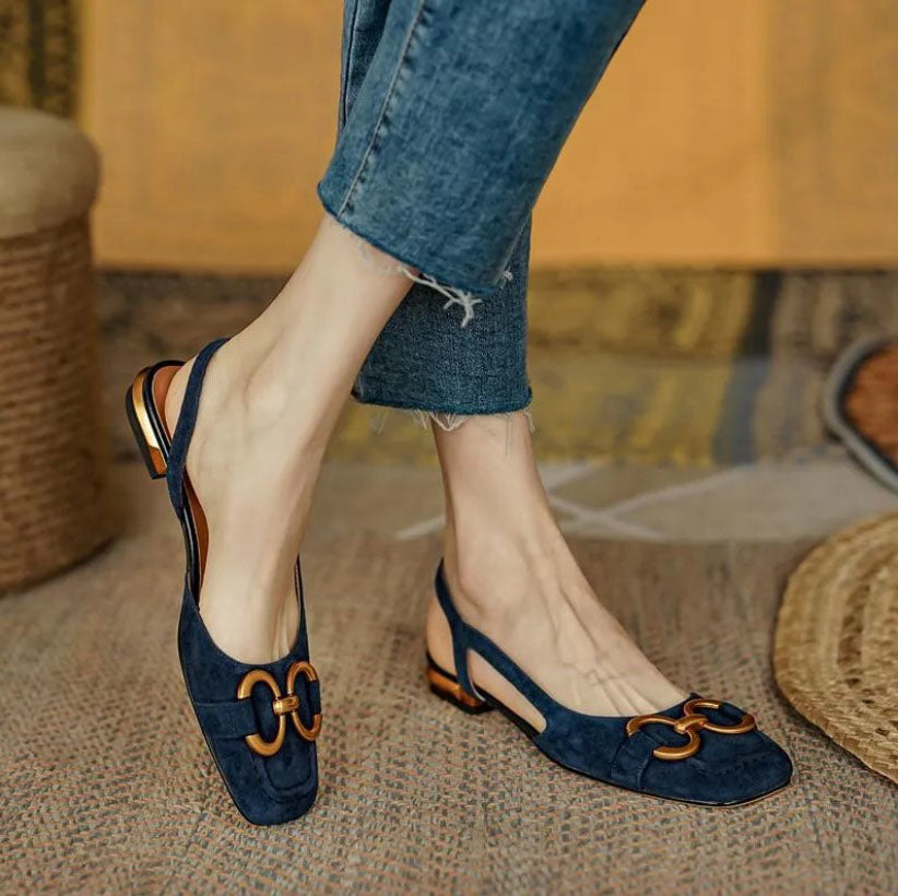 Brenna | Orthopedic Leather Buckle Sandals
