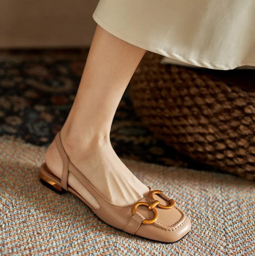 Brenna | Orthopedic Leather Buckle Sandals