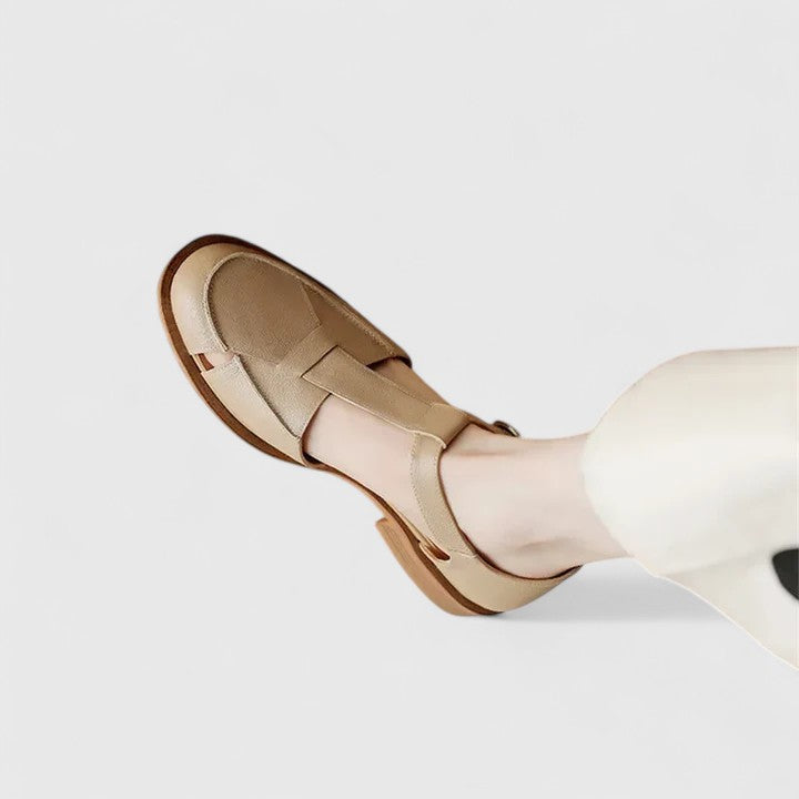 Isla | Closed Toe T-Bar Sandals