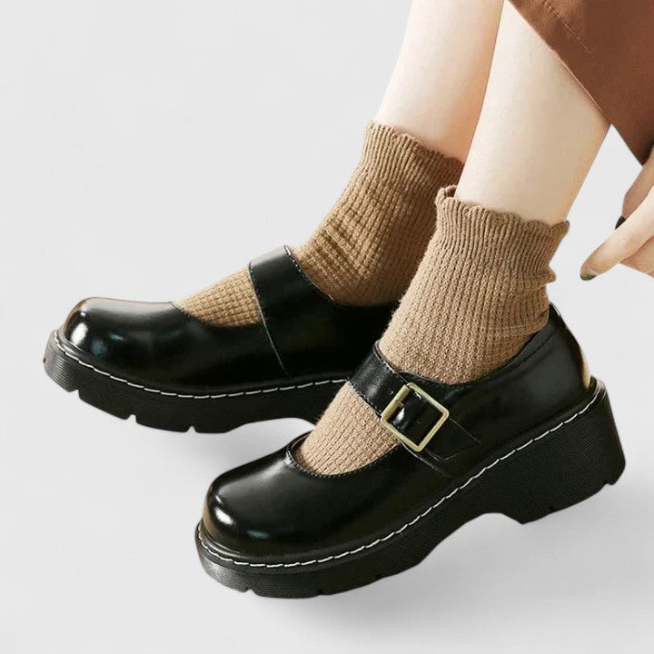 Maisie | Chunky Platform Mary Jane Shoes
