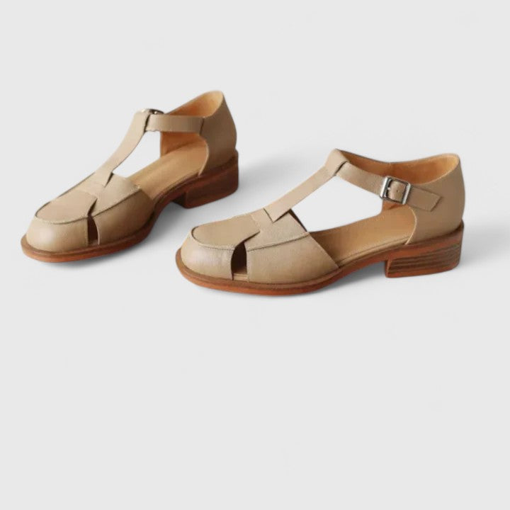 Isla | Closed Toe T-Bar Sandals