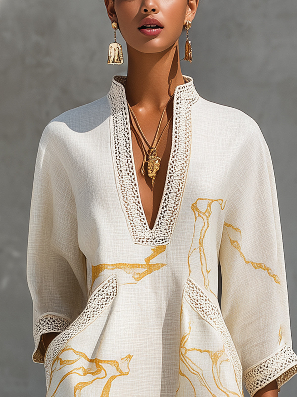 Solene | Relaxed Artistic Tunic Dress